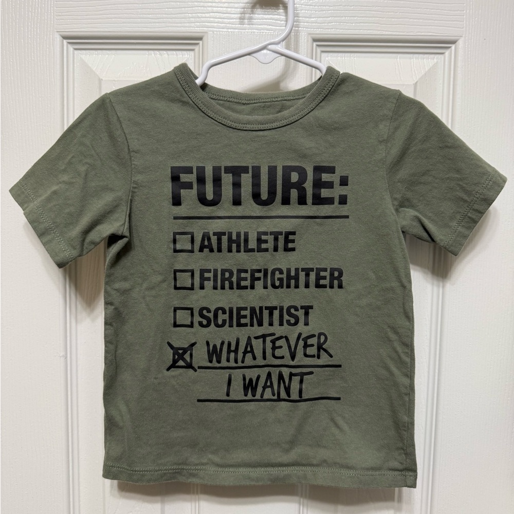 The Children's Place Olive Green Future Graphic Tee